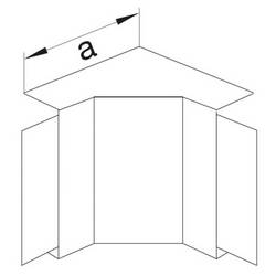 Hager LF6015049016 vnitřní roh vnitřní roh (š x v) 150 mm x 61 mm 1 ks bílá