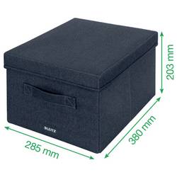 Leitz úložný box 61440089 285 mm x 380 mm x 203 mm látka modrá 1 ks