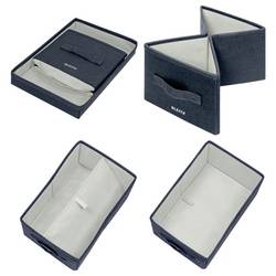 Leitz úložný box 61460089 285 mm x 160 mm x 190 mm látka modrá 1 ks