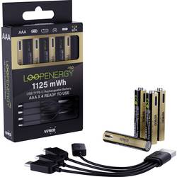 Verico LoopEnergy Pro AAA1125 USB-C® akumulátor Li-Ion 750 mAh 1.5 V 4 ks