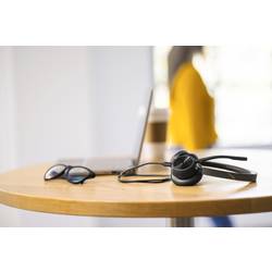 HP Poly Voyager 4320 UC Stereo Headset otevřená (On Ear) Bluetooth® stereo černá Potlačení hluku regulace hlasitosti Počítače