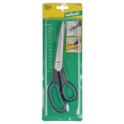 Wolfcraft 4117000 nůžky pro domácnost 250 mm černozelená