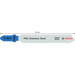 Bosch Accessories 2608636497 Pilový plátek do kmitací pily T 118 EFS - Basic for Inox 5 ks