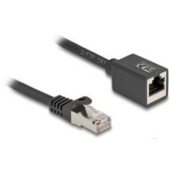 Delock 90309 RJ45 síťové kabely, propojovací kabely CAT 6A S/FTP 2.00 m černá stíněný 1 ks