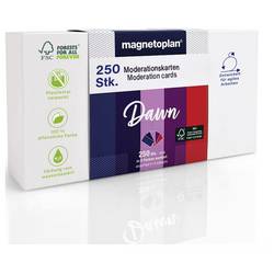 magnetoplan Dawn moderační karta barevně tříděná , fialová, červená obdélníkový 200 mm x 100 mm 250 ks