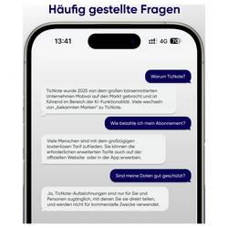 mobvoi 13391 Inteligentní hlasový záznamník Maximální čas nahrávání 434 h šedá Vč. softwaru / aplikace, Audio na text, Formát platební karty, potlačení šumu