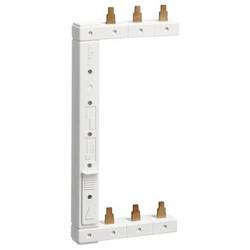Hager KCL363L 3fázová lišta Hager KCL363L, 2řadá, 125 mm, vertikální Phase busbar hnědá, modrá 3pólový 1 ks