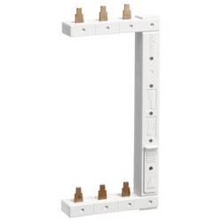 Hager KCL363R 3fázový držák Hager KCL363R, 2řadý, 125 mm, pravý Phase busbar hnědá, modrá 3pólový 1 ks