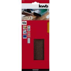 kwb 815060 brusný papír Zrnitost 60 (d x š) 230 mm x 93 mm 10 ks