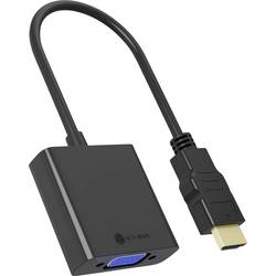 ICY BOX 61119 HDMI / VGA adaptér [1x HDMI® - 1x VGA] černá 200 mm