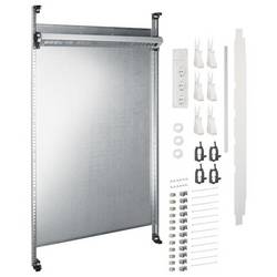 Hager UF221NW Kompletní multimediální panel Hager UF221NW univerzální z 900mm, 2, patch panel 12 x RJ45 Rozvodné pole 1 ks