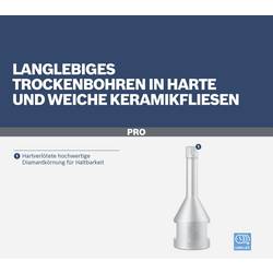 Bosch Accessories 2607017579 vrták do skla a obkladů 4dílná 6 mm, 8 mm, 10 mm, 12 mm 4 díly