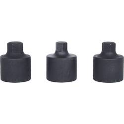 KS Tools 150.2225 Sada nástrčných hlavic pro brzdové třmeny 3/8, 3 ks