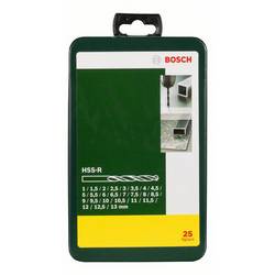 Bosch Accessories 2607019446 Promoline HSS sada spirálových vrtáku do kovu 25dílná 1 mm, 1.5 mm, 2 mm, 2.5 mm, 3 mm, 3.5 mm, 4 mm, 4.5 mm, 5 mm, 5.5 mm, 6 mm,