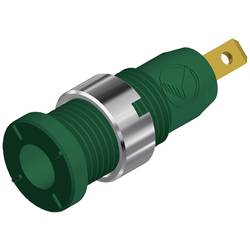 Hirschmann Test & Measurement MSEB 2610 F 2,8 Au bezpečnostní laboratorní zásuvka zásuvka, vestavná vertikální Ø pin: 2 mm zelená 1 ks
