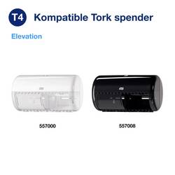TORK toaletní papír T4-System Kleinrollen ToilettPapier weich 3-lag T4 110316 vysoce bílá Počet vrstev: 3 vrstev 72 ks