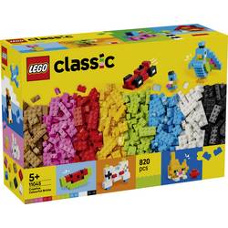 11045 LEGO® CLASSIC Kreativní barevné kameny; sada MINT; konstrukční vozidla, zvířata, potraviny; kytara a další modely
