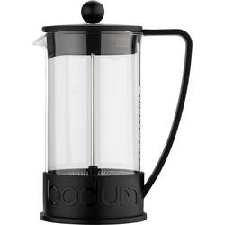 bodum PRESS BRAZIL Kávovar transparentní, černá připraví šálků najednou=8 skleněná konvice