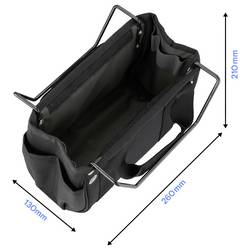 TOOLCRAFT TO-10915773 Brašna na nářadí – prázdná, (d x š x v) 260 x 210 x 130 mm
