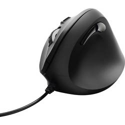 Hama ergonomická myš USB optická černá 6 tlačítko 1000 dpi, 1400 dpi, 1800 dpi ergonomická