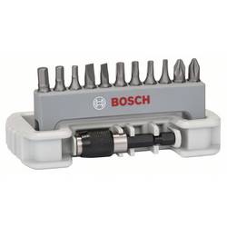 Bosch Accessories 2608522131 sada bitů, 12dílná, plochý, křížový PH, křížový PZ, inbus, vnitřní šestihran (TX), 1/4 (6,3 mm)