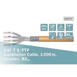 Digitus DK-1745-VH-10 DK-1745-VH-10 instalační kabel, CAT 7, S/FTP, 1000 m