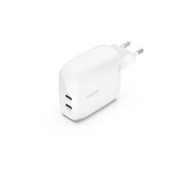 Belkin USB nabíječka, USB Power Delivery (USB-PD) , 2x USB-C®, 60 W, Dodávka energie, bílá