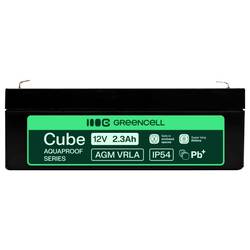 Green Cell GC-AGM12V2-3AH-H olověný akumulátor olověný se skelným rounem 2.3 Ah 12 V 1 ks