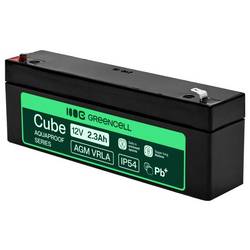Green Cell GC-AGM12V2-3AH-H olověný akumulátor olověný se skelným rounem 2.3 Ah 12 V 1 ks
