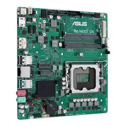 Asustek Computer Pro H610T D4-CSM Základní deska Socket (PC) Intel® 1700 Tvarový faktor Mini-ITX Čipová sada základní desky Intel® H610