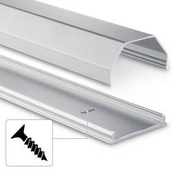 Hama Kabelová lišta hliník stříbrná tuhý (d x š x v) 1.1 m x 50 mm x 26 mm 1 ks 00220986