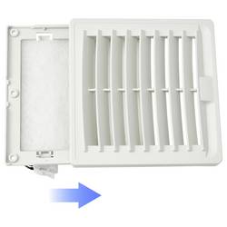 TRU COMPONENTS TC-SFFC150-230B-FC větrák s filtrem 230 V/AC, 21 W, (š x v x h) 150 x 150 x 43.1 mm, 1 ks