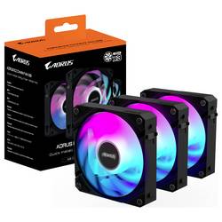 Gigabyte GP-ECFAN1203 PC větrák s krytem černá (š x v x h) 120 x 25 x 120 mm