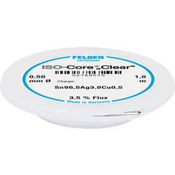 Felder ISO-Core Clear SAC305 pájecí cín cívka Sn96,5Ag3Cu0,5 0.5 mm