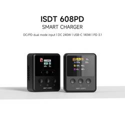 ISDT 608PD Smart modelářská multifunkční nabíječka, 10 A, LiFePO , Li-Pol, LiHV , NiMH, nabíjecí funkce, grafické zobrazení, nastavitelný nabíjecí proud , USB