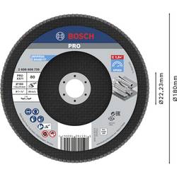 Bosch Accessories 2608606739 X571 vějířový brusný kotouč Průměr 180 mm Ø otvoru 22.33 mm Zrnitost 80 ocel 1 ks
