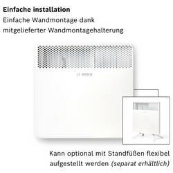 Bosch Home Comfort 7738345644 konvektor, HC4000-10, 1000 W, bílá