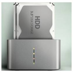 AXAGON ADSA-DC USB-C® SATA dokovací stanice pro pevný disk 2.5 palec, 3.5 palec s funkcí klonování