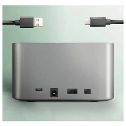 AXAGON ADSA-DC USB-C® SATA dokovací stanice pro pevný disk 2.5 palec, 3.5 palec s funkcí klonování