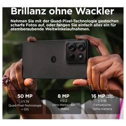 Motorola moto g75 5G smartphone 128 GB, 17 cm (6.7 palec), uhlí, Android™ 14, hybridní slot