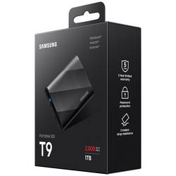 Samsung Portable T9 1 TB, externí SSD disk, USB-C®, USB 3.2 (Gen 2) , černá