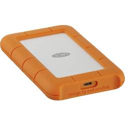 LaCie Rugged, Rugged, 2 TB, externí HDD 6,35 cm (2,5), USB-C®, stříbrná, oranžová, STFR2000800