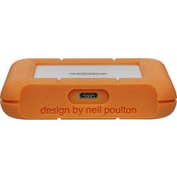 LaCie Rugged, Rugged, 2 TB, externí HDD 6,35 cm (2,5), USB-C®, stříbrná, oranžová, STFR2000800