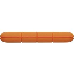 LaCie Rugged, Rugged, 2 TB, externí HDD 6,35 cm (2,5), USB-C®, stříbrná, oranžová, STFR2000800
