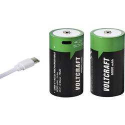 VOLTCRAFT akumulátor velké mono D Li-Ion 6000 mAh 1.5 V 2 ks