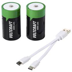 VOLTCRAFT akumulátor velké mono D Li-Ion 6000 mAh 1.5 V 2 ks