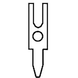 Vogt Verbindungstechnik 1017.68 pájecí kolík Kontaktní plocha pocínovaný 100 ks (d x š) 10 mm x 2.5 mm