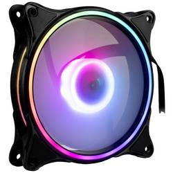 Inter-Tech Argus RS08 PC větrák s krytem černá (š x v x h) 120 x 120 x 25 mm vč. dálkového ovládání, včetně LED osvětlení