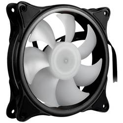 Inter-Tech Argus RS08 PC větrák s krytem černá (š x v x h) 120 x 120 x 25 mm vč. dálkového ovládání, včetně LED osvětlení