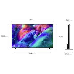 Samsung GMR55R85 LED TV, 138 cm 55 palec, F (A - G), CI+, DVB-C, DVB-S2, DVB-T2, Smart TV, UHD, WLAN, černá